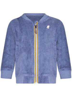 SUDADERA K-WAY CON CREMALLERA NIÑO AZUL