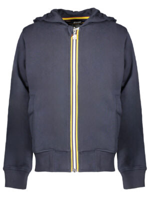 SUDADERA K-WAY CREMALLERA PARA NIÑO AZUL