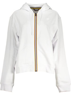 SUDADERA MUJER K-WAY CREMALLERA BLANCO