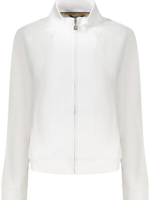 SUDADERA CON CREMALLERA MUJER K-WAY BLANCA