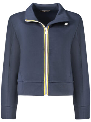 SUDADERA K-WAY CON CREMALLERA MUJER AZUL