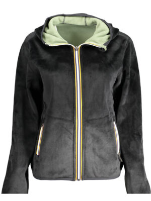 SUDADERA MUJER K-WAY CREMALLERA NEGRO