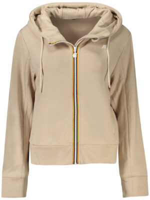 SUDADERA CON CREMALLERA ROSA PARA MUJER K-WAY