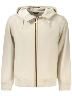 SUDADERA CON CREMALLERA PARA HOMBRE K-WAY BEIGE