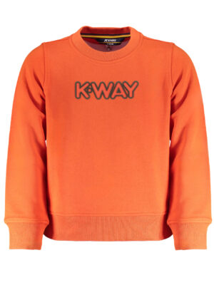 SUDADERA K-WAY NARANJA SIN CREMALLERA PARA NIÑO
