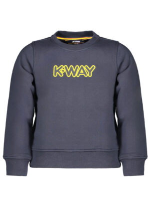 SUDADERA K-WAY SIN CREMALLERA PARA NIÑO AZUL
