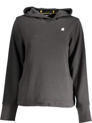 SUDADERA K-WAY MUJER SIN CREMALLERA NEGRO