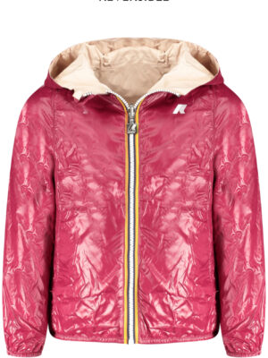 CHAQUETA DEPORTIVA K-WAY NIÑA ROSA