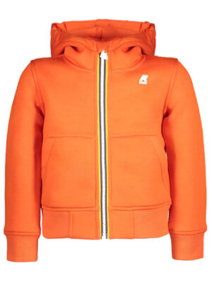 CHAQUETA DEPORTIVA K-WAY NARANJA PARA NIÑO