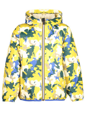 CHAQUETA K-WAY AMARILLA PARA NIÑO