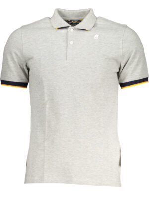 POLO MANGA CORTA HOMBRE K-WAY GRIS