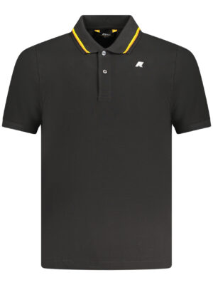 POLO K-WAY MANGA CORTA HOMBRE NEGRO