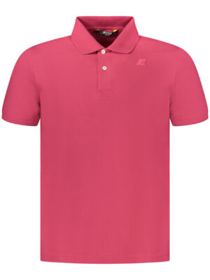 POLO K-WAY MANGA CORTA HOMBRE ROSA