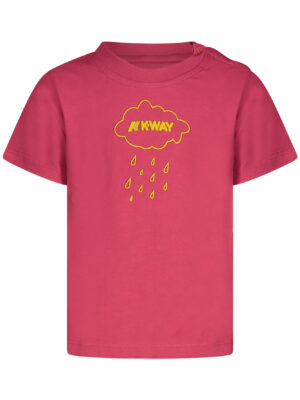 CAMISETA MANGA CORTA K-WAY NIÑA ROSA