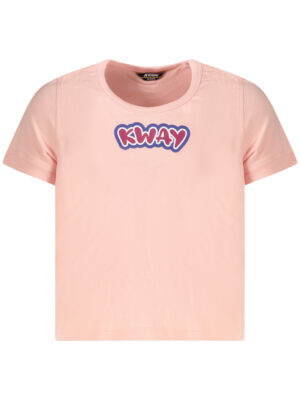 CAMISETA MANGA CORTA K-WAY NIÑA ROSA