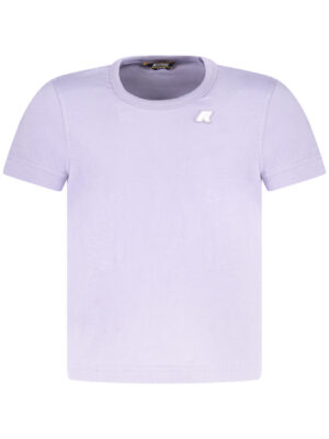 CAMISETA K-WAY MANGA CORTA NIÑA MORADA