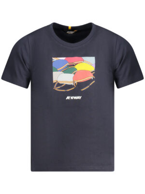 CAMISETA MANGA CORTA K-WAY NIÑO AZUL