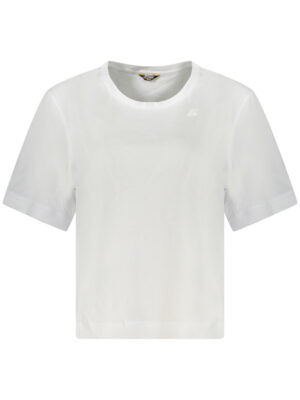 CAMISETA MANGA CORTA K-WAY MUJER BLANCA