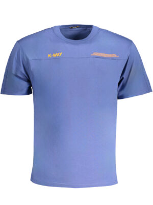 CAMISETA MANGA CORTA HOMBRE K-WAY AZUL