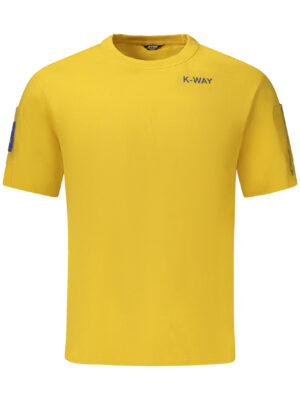 CAMISETA MANGA CORTA K-WAY HOMBRE AMARILLA