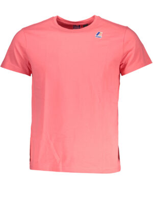 CAMISETA HOMBRE K-WAY MANGA CORTA ROSA