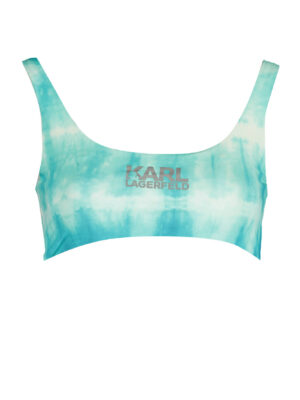 KARL LAGERFELD BEACHWEAR TOP BAÑADOR MUJER AZUL
