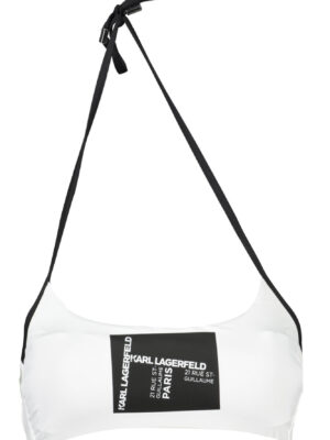 KARL LAGERFELD BEACHWEAR TOP DE BAÑADOR MUJER BLANCO