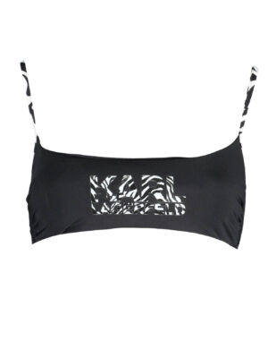 KARL LAGERFELD BEACHWEAR TOP DISFRAZ DE MUJER NEGRO