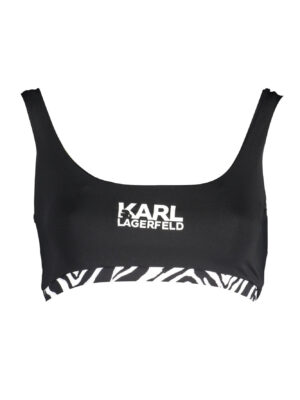 KARL LAGERFELD BEACHWEAR TOP DE BAÑADOR MUJER NEGRO