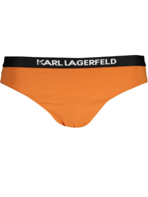 KARL LAGERFELD BEACHWEAR BAÑADOR BRAGUITA MUJER NARANJA