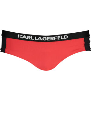 KARL LAGERFELD BEACHWEAR BAÑADOR BRAGUITA MUJER ROJO