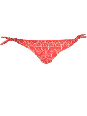 KARL LAGERFELD BEACHWEAR BAÑADOR LATERAL ABAJO MUJER ROJO
