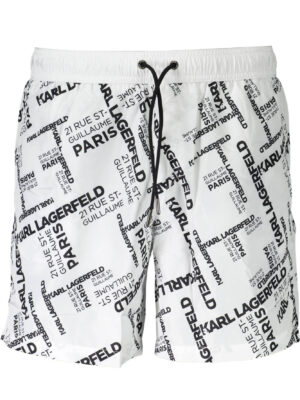 KARL LAGERFELD BEACHWEAR BAÑADOR BRAGUITA HOMBRE BLANCO