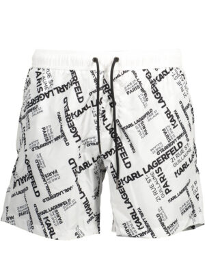 KARL LAGERFELD BEACHWEAR BAÑADOR BRAGUITA HOMBRE BLANCO