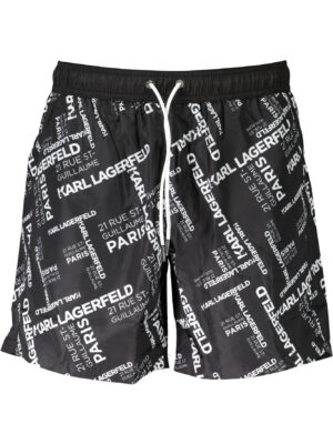 DISFRAZ ROPA INTERIOR HOMBRE NEGRO KARL LAGERFELD BEACHWEAR