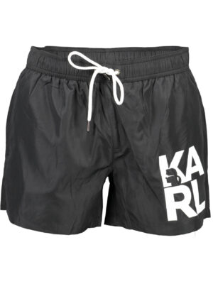 KARL LAGERFELD BEACHWEAR BAÑADOR NEGRO BRAGUITA HOMBRE