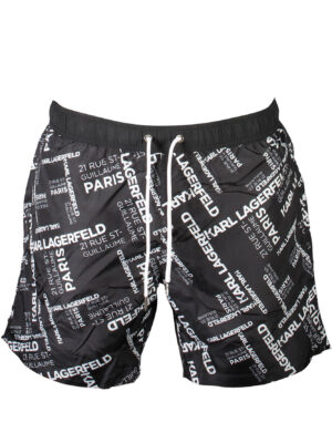 KARL LAGERFELD BEACHWEAR BAÑADOR NEGRO BRAGUITA HOMBRE
