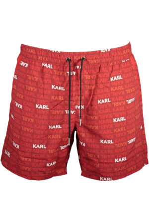 KARL LAGERFELD BEACHWEAR BAÑADOR HOMBRE BRAGUITA ROJA