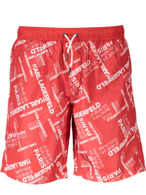 KARL LAGERFELD BEACHWEAR BAÑADOR HOMBRE BRAGUITA ROJA