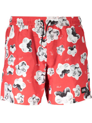 KARL LAGERFELD BEACHWEAR BAÑADOR HOMBRE BRAGUITA ROJA