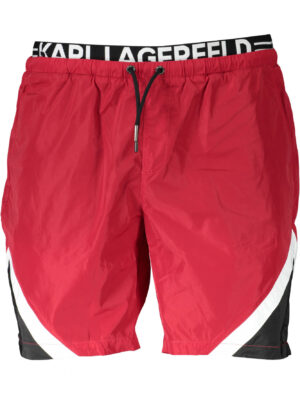 KARL LAGERFELD BEACHWEAR BAÑADOR HOMBRE BRAGUITA ROJA
