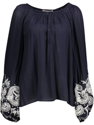 CAMISETA MANGA LARGA KOCCA AZUL MUJER