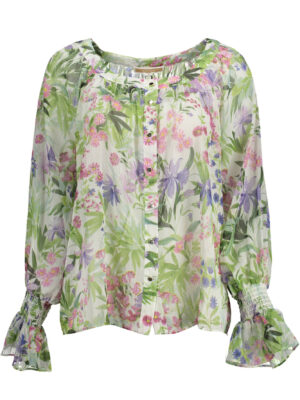 CAMISETA MANGA LARGA KOCCA VERDE MUJER