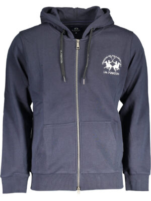 SUDADERA DE HOMBRE AZUL CON CREMALLERA LA MARTINA