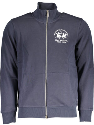 SUDADERA DE HOMBRE AZUL CON CREMALLERA LA MARTINA
