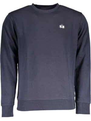 SUDADERA HOMBRE LA MARTINA AZUL SIN CREMALLERA