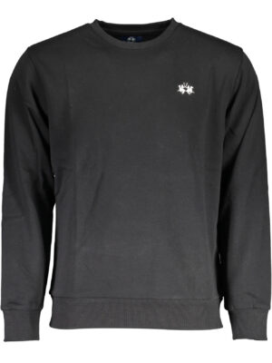 SUDADERA SIN CREMALLERA LA MARTINA NEGRO HOMBRE