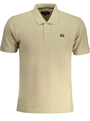 POLO HOMBRE MANGA CORTA LA MARTINA BEIGE