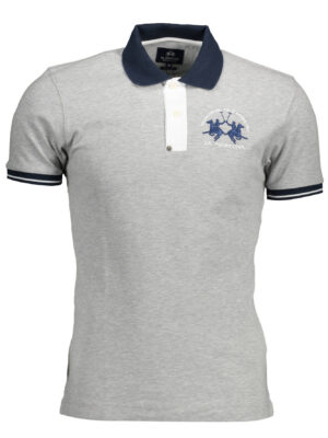 LA MARTINA POLO MANGA CORTA HOMBRE GRIS