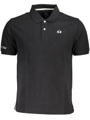 POLO DE MANGA CORTA PARA HOMBRE LA MARTINA NEGRO